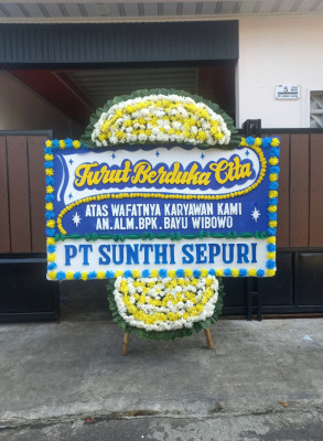 Papan Bunga Duka di Hinai